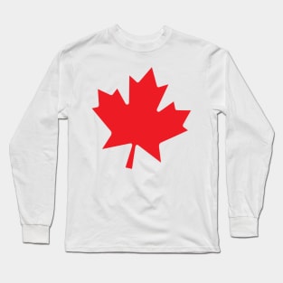 Canadian Maple Leaf Long Sleeve T-Shirt